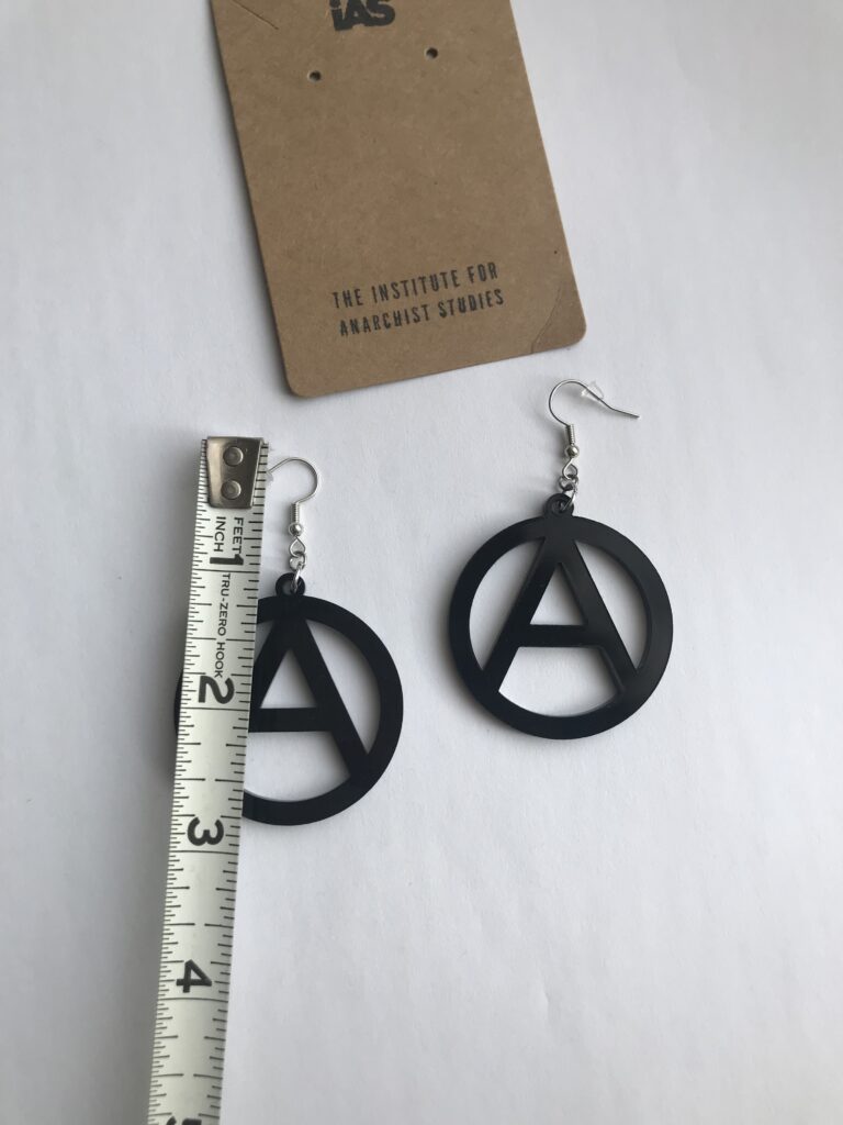 “Circle-A” Anarchy Earrings – The Institute for Anarchist Studies