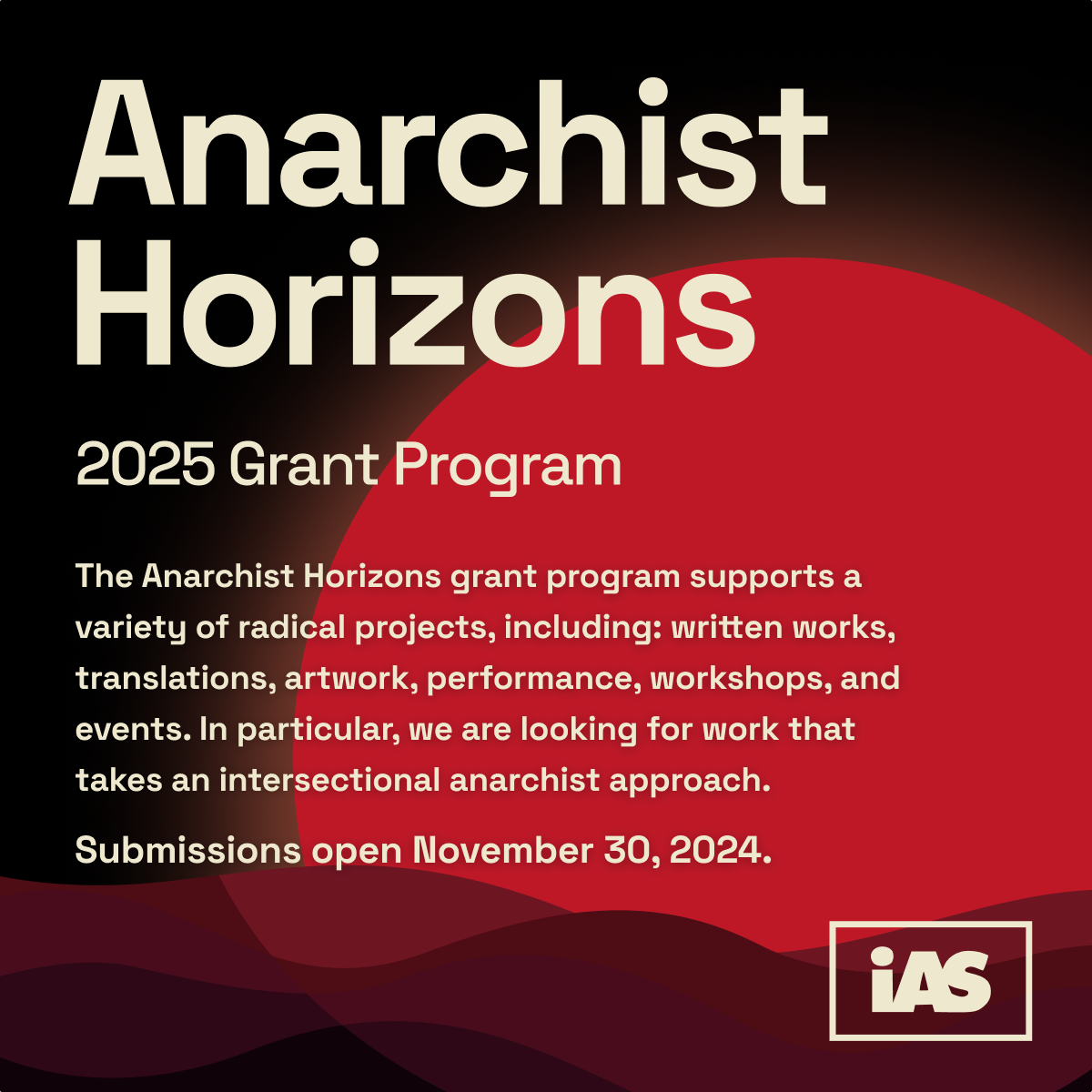 Anarchist Horizons Grant 2025